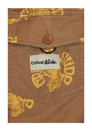 Critical Slide Faithful 17 Swimtrunk in Brown. Size 32. Also in 30, 34.