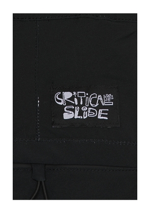 Critical Slide Monolith 18 Boardshort in Black. Size 32. Also in 34, 36.