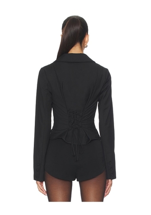 ALL THE WAYS Eliana Blazer in Black. Size M. Also in S, XL, XS.