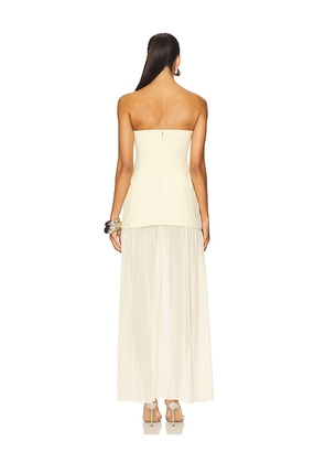 Amanda Uprichard x REVOLVE Linda Dress in Yellow. Size M. Also in S, XL, XS.