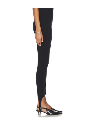 EAVES Deelia Knit Stirrup Legging in Black. Size M. Also in XS, XXS, L, XL.