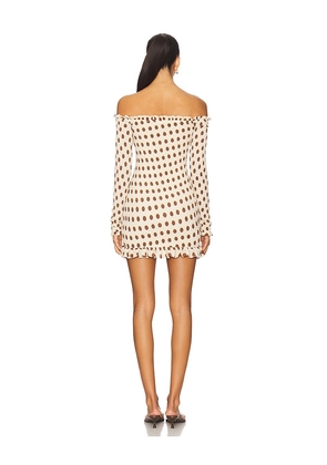 AFRM Peck Dress in Cream. Size 2X. Also in 3X, L, M, S, XL, XS, XXL, XXS.