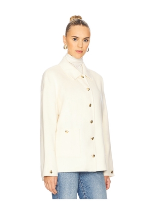 ANINE BING Luca Jacket in Ivory. Size M. Also in S.