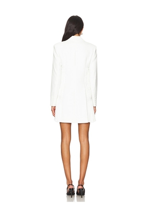 SIMKHAI Smith Blazer Mini Dress in Ivory. Size 4. Also in 2, 8.