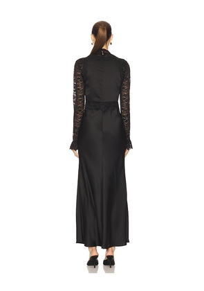ELLIATT Margot Long Sleeve Gown in Black. Size M. Also in S, XS, L, XL.