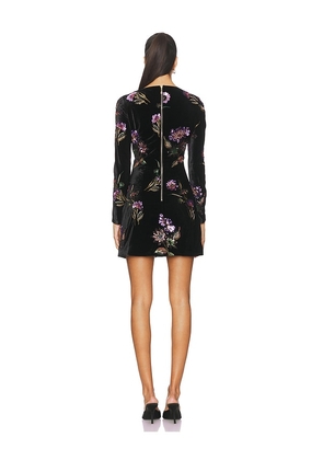 ELLIATT Clio Long Sleeve Mini Dress in Black. Size M. Also in S, XS, L.