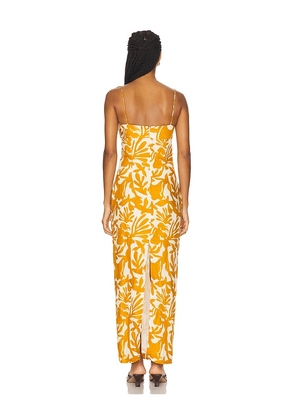 Amanda Uprichard Lawrence Maxi Dress in Yellow. Size S. Also in M, XS.