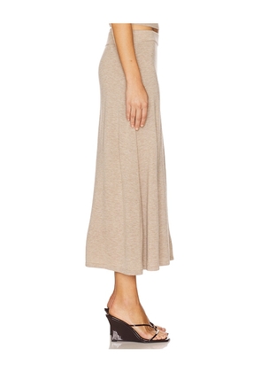 ASTR the Label Deora Sweater Skirt in Taupe. Size XL. Also in L.