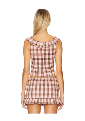 Amanda Uprichard Teddy Top in Pink. Size M. Also in L, S, XS.