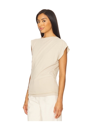 AGOLDE Beth Tee in Beige. Size M. Also in S.