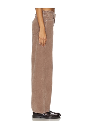 AGOLDE Keira Wide Leg Jeans in Brown. Size 26. Also in 27, 30, 31, 32.