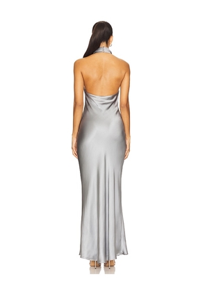ANINE BING Eliana Dress in Light Grey. Size M. Also in XS, L.