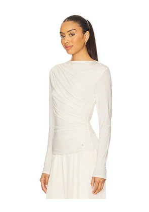 ANINE BING Bray Top in Ivory. Size M. Also in L.
