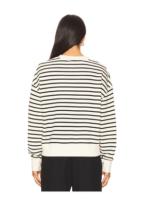 ANINE BING Dean Sweatshirt in White. Size M. Also in L.