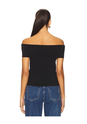 ANINE BING Francis Top in Black. Size M. Also in L.