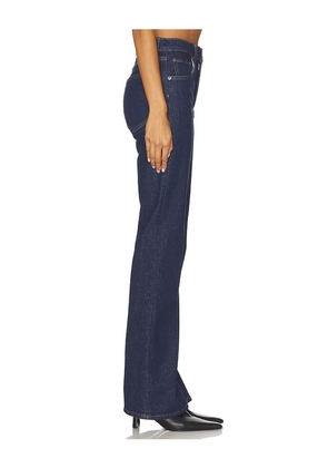 AGOLDE Mid Rise Kick Boot Jeans in Blue. Size 24. Also in 23, 25, 26, 27, 28, 29, 30.