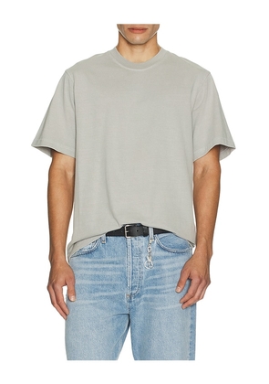 AGOLDE Asha Mock Neck Tee in Grey. Size S. Also in XL/1X.