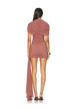 Deme by Gabriella Hazel Mini Dress in Brown. Size M. Also in XS, S, L.