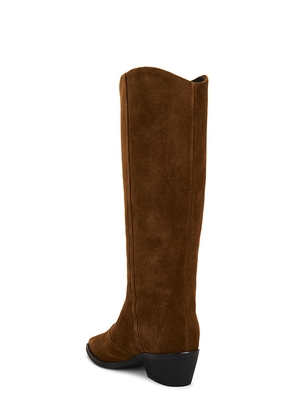 BLACK SUEDE STUDIO Lane Boot in Brown. Size 39. Also in 40.