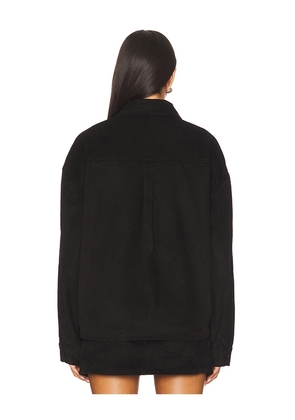 EB Denim Daniele Shirt Jacket in Black. Size M. Also in L, S, XS.