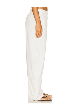 COTTON CITIZEN Santorini Trouser in Ivory. Size M. Also in XS.
