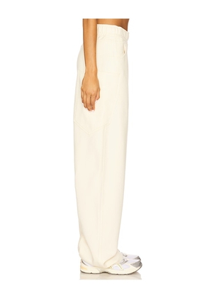 AFRM Ryan Barrel Sweatpant in Cream. Size XL. Also in XXL.