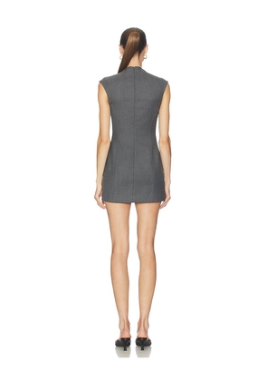 Camila Coelho Arden Mini Dress in Charcoal. Size M. Also in S, L, XL.