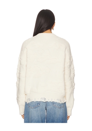 Clea Lennox Cloud Jacquard Knit in Ivory. Size M. Also in XS.
