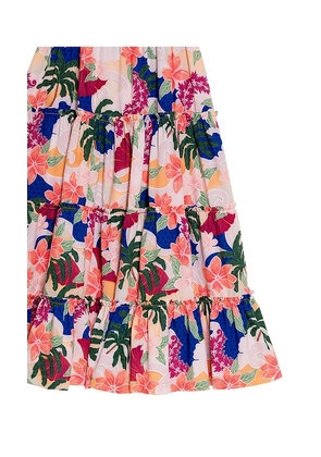 Agua Bendita Sampha Thamar Dress in Coral. Size 4. Also in 2.