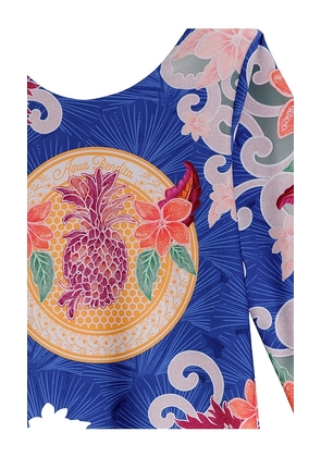 Agua Bendita Honey Thamar One Piece Swimsuit in Blue. Size 4. Also in 6, 2.