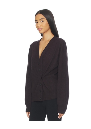 EAVES Kitt Convertible Cardigan in Brown. Size S. Also in XS.