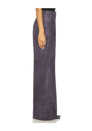 Amanda Uprichard x REVOLVE Suede Slater Pant in Grey. Size M. Also in L, S, XS.