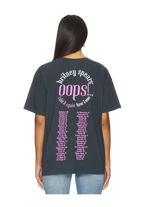 DAYDREAMER Britney Spears Oops I Did It Again Merch Tee in Grey. Size M. Also in L, S, XS.