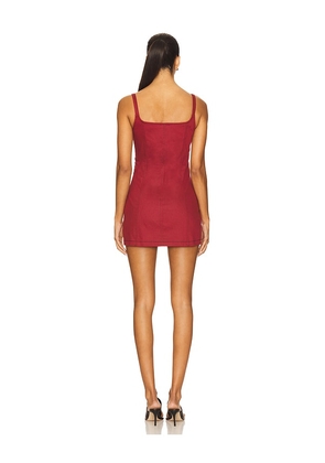 BY.DYLN Marcie Mini Dress in Red. Size M. Also in XS, S, L, XL.