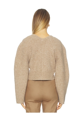Cult Gaia Mayalu Cardigan in Beige. Size M. Also in L.