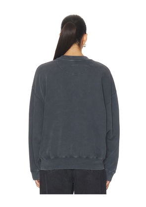 ANINE BING x REVOLVE Jaci Sweatshirt in Charcoal. Size M. Also in XS, S.