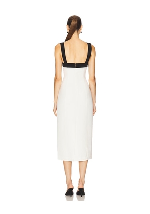 Camila Coelho Evangelina Midi Dress in White. Size M. Also in S, L.