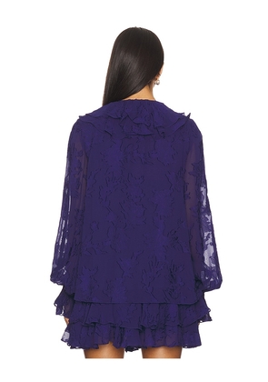 HEMANT AND NANDITA Top in Blue. Size M. Also in XS, S, XL.