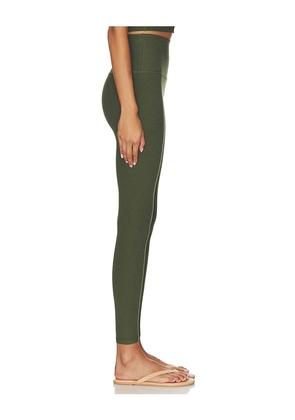 Beyond Yoga Spacedye Caught in The Midi High Waisted Legging in Dark Green. Size XL. Also in XS.