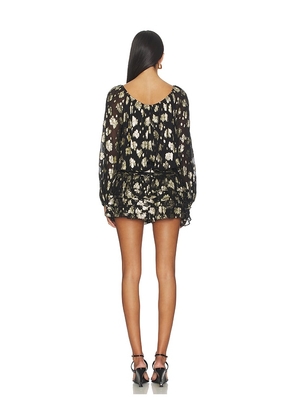 Amanda Uprichard Dallas Romper in Black. Size M. Also in L, S, XS.