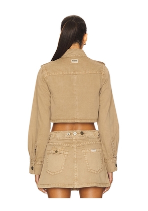 Abrand Utility Jacket in Tan. Size M. Also in L, S, XL.