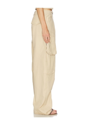 Camila Coelho Gigi Pant in Beige. Size M. Also in XS, XXS, L.