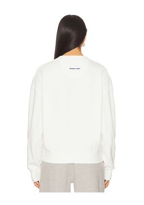 Araminta James Grazie Sweatshirt in White. Size S. Also in XS.
