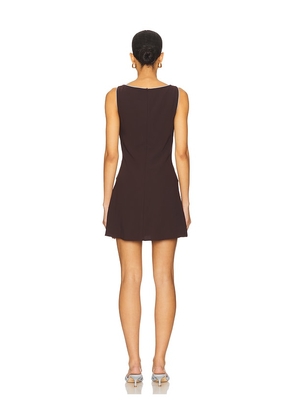 Amanda Uprichard x REVOLVE Scotlyn Dress in Brown. Size M. Also in XS, L.