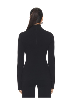EAVES Clairice Knit Turtleneck in Black. Size M. Also in L, S, XL, XS, XXS.