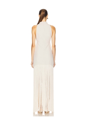 Camila Coelho Reese Maxi Dress in Beige. Size M. Also in XXS, S, L, XL.