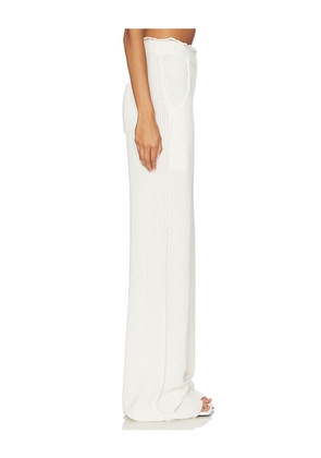 Aya Muse Mello Pants in Cream. Size M. Also in L, S, XS, XXS.