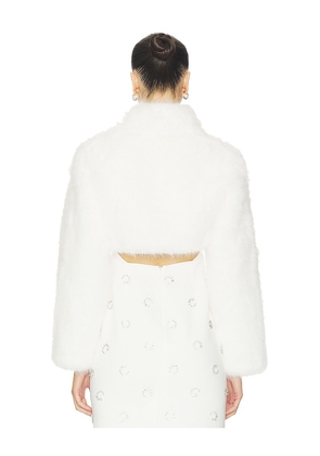 ELLIATT Lucyna Cropped Jacket in Ivory. Size M. Also in L.