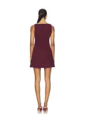 Amanda Uprichard x REVOLVE Scotlyn Dress in Wine. Size S. Also in L, XL, XS.