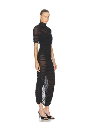 Camila Coelho Rocio Midi Dress in Black. Size M. Also in S, L, XL.